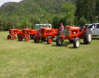 Red tractors seen at Cannon Mountain in 2009